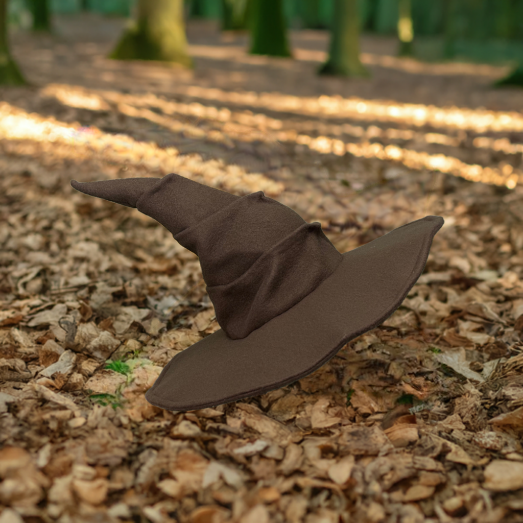 Custom Brown Witch/ Wizard Hat - Made to Order