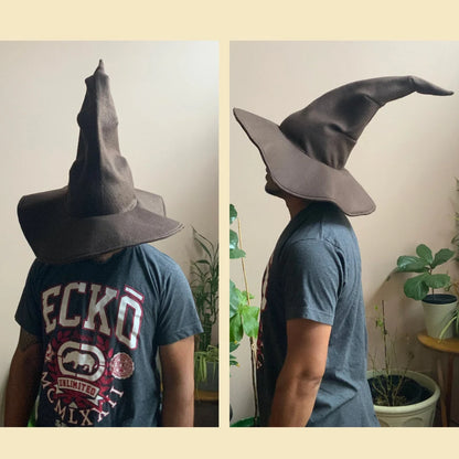 Custom Brown Witch/ Wizard Hat - Made to Order